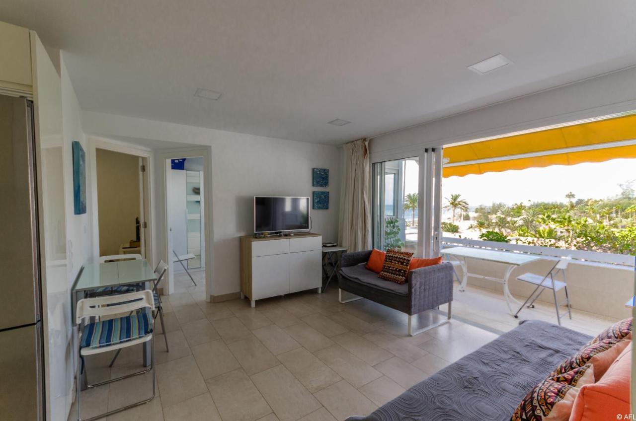 Holiday Apartment With Direct Sea Promenade Access Μασπαλόμας Εξωτερικό φωτογραφία
