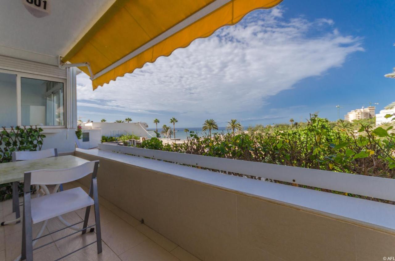 Holiday Apartment With Direct Sea Promenade Access Μασπαλόμας Εξωτερικό φωτογραφία